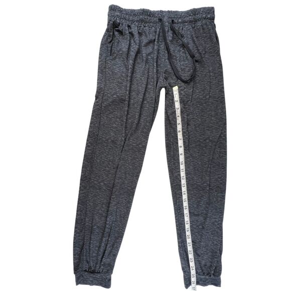 Real Essentials Joggers Medium Heather Gray Soft Knit Athleisure Lounge Pants - Picture 5 of 11